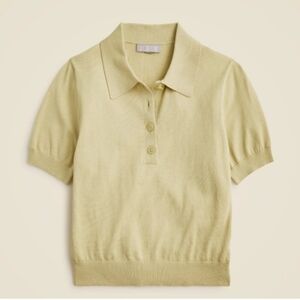 J. Crew Belmont Khaki Polo Sweater Short Sleeve Size 3XL New